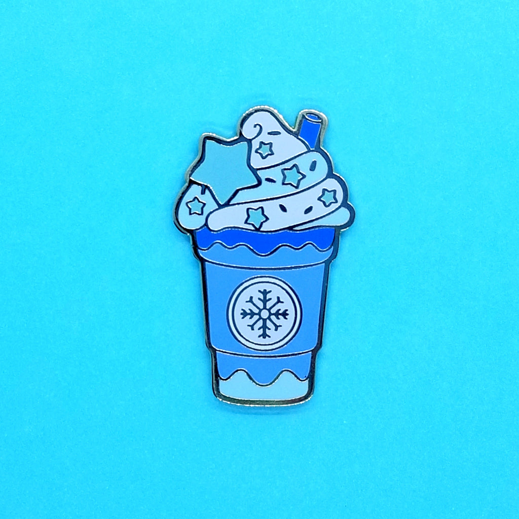 Whimsical Winter - Hard Enamel Pin - Winter Wonder Frappuccino - Batty Vampuccino