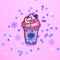 Whimsical Winter - Hard Enamel Pin - Winter Wonder Frappuccino - Batty Vampuccino