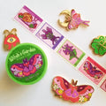 Witch's Garden Stamp Washi Tape: Elegant Kawaii Stationery