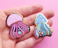Stellar Jellyfish Hard Enamel Pin – Space Lapel Pin