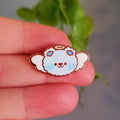 Bearub Baby Enamel Pin: Rose Gold Kawaii Angel Bear Filler Pin