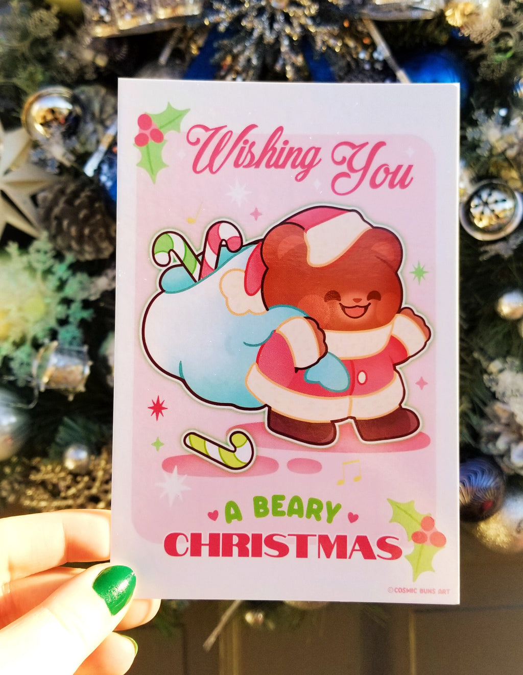 Kawaii Christmas Postcard Set – Cute Holiday Greeting Cards