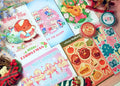 Kawaii Christmas Stationery Set: Postcards, Stickers, Washi Tape