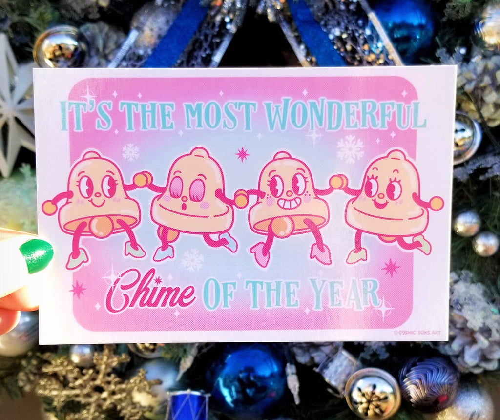 Kawaii Christmas Postcard Set – Cute Holiday Greeting Cards