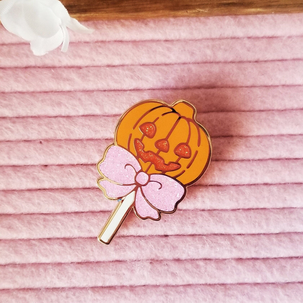 Halloween Enamel Pins - Spooky Candy Pin Set - Lollipops