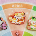 Moostrology Aries Cow Enamel Pin – Rose Gold Astrology Gift
