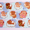 Cloud Cuddler Washi Tape: Teddy Bear Kawaii Stationery