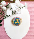 Snorlax Donut Dream Enamel Pin - Cosmic Buns Art