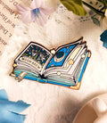 Enchanted Evening Tea Enamel Pin Set | Moon Brew & Sun Tea Recipe Books